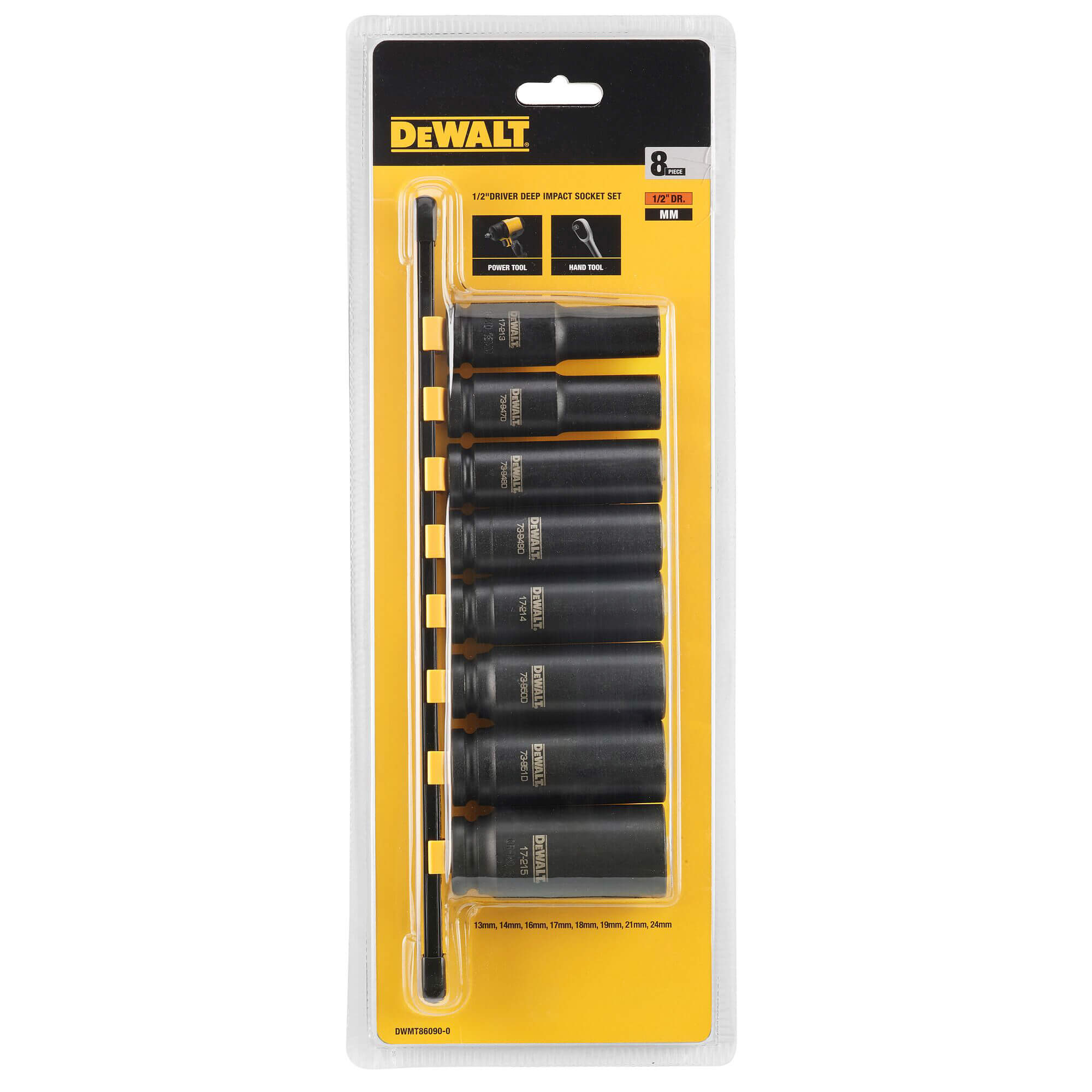 ����� ������� 1/2, 8 �������� DeWALT DWMT86090-0 