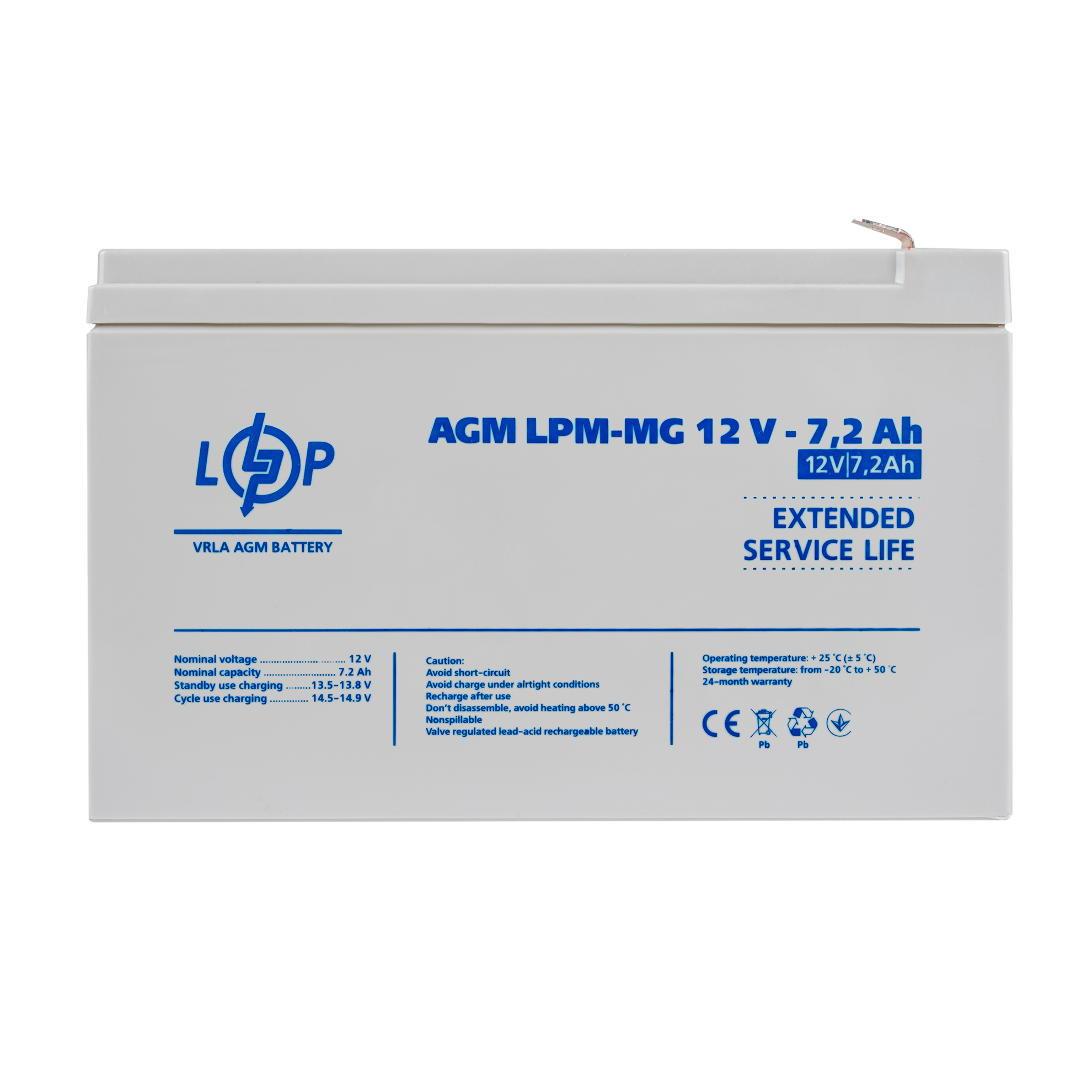 ����������� ������������� LPM-MG 12V - 7.2 Ah 