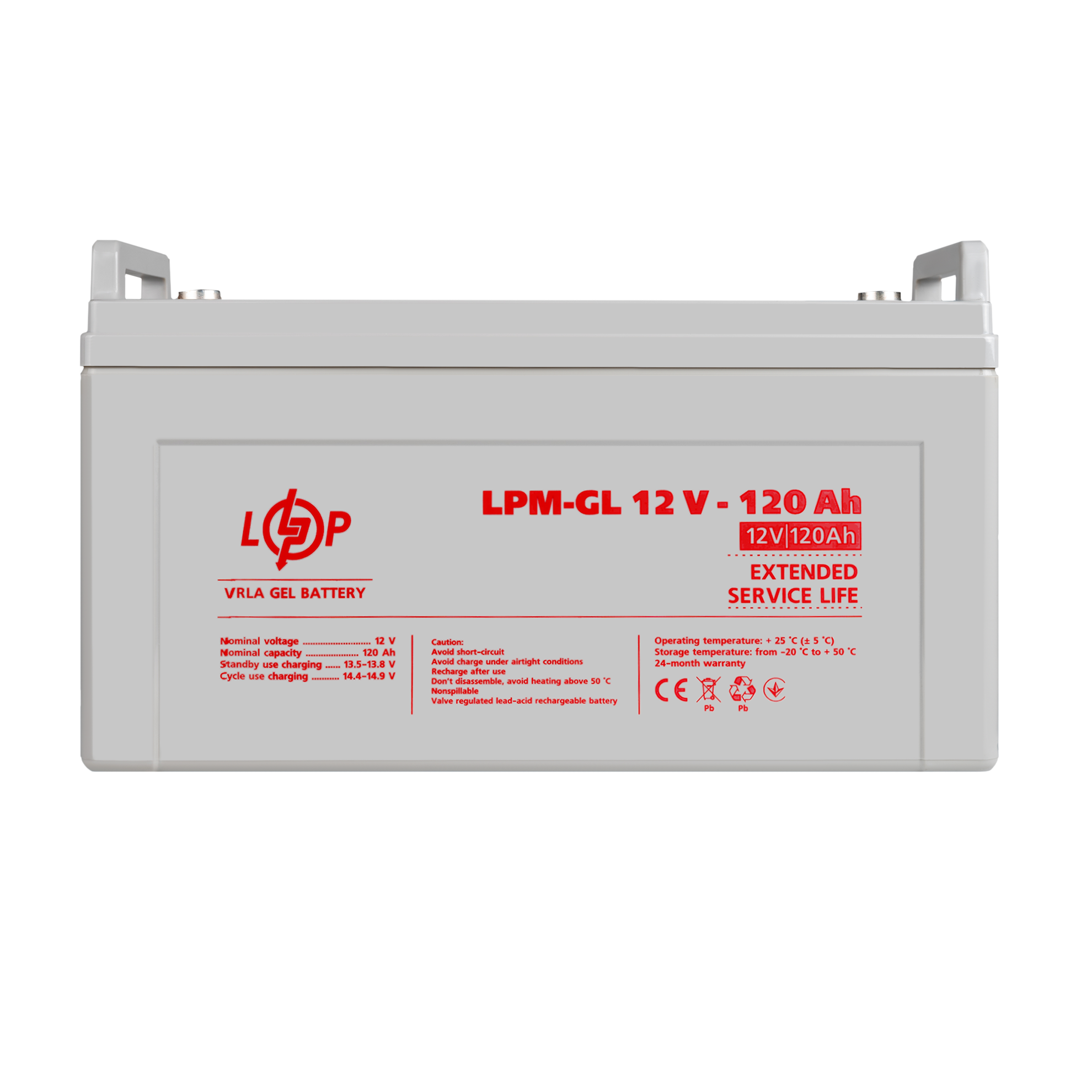 ����������� ������� LPM-GL 12V - 120 Ah 