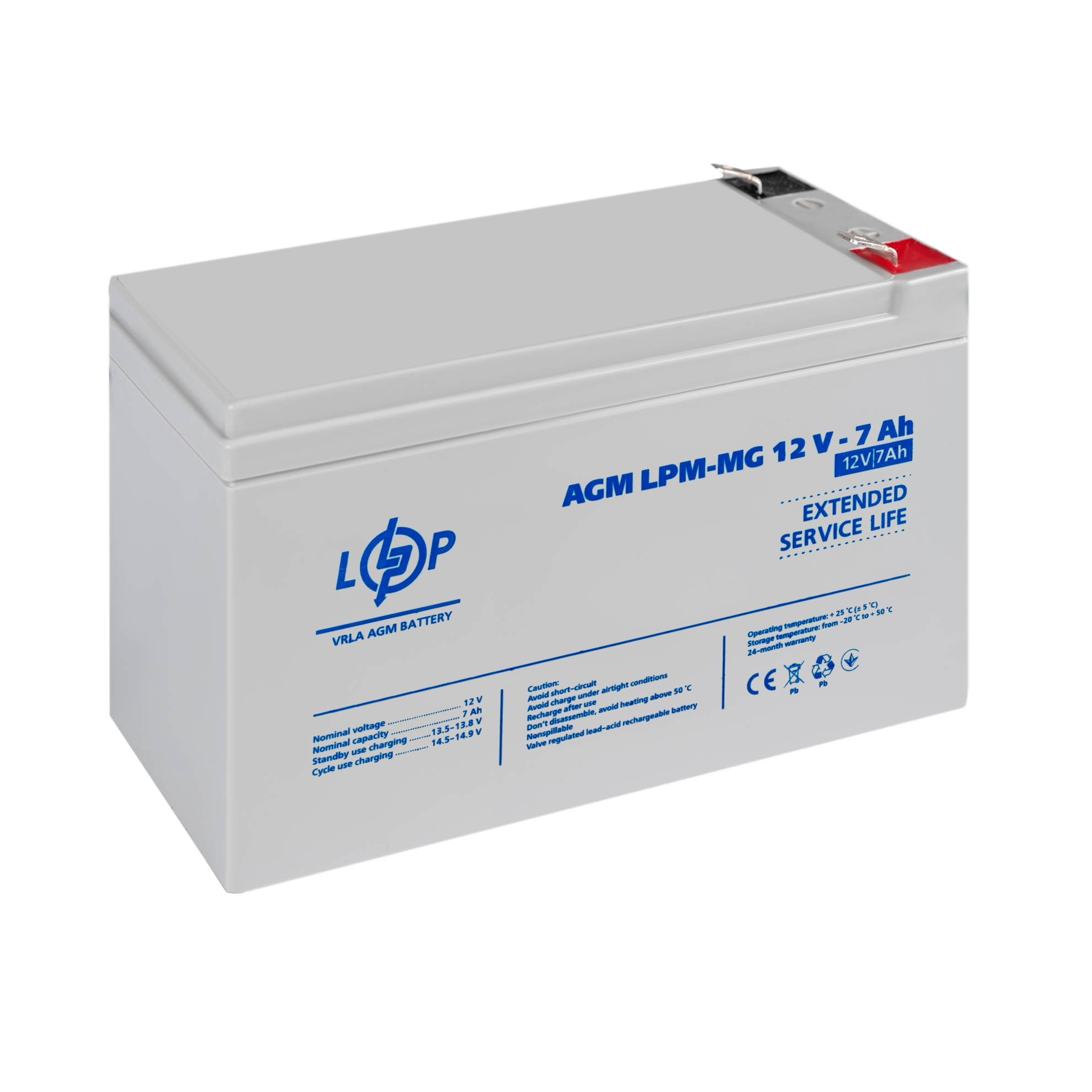 ����������� ������������� LPM-MG 12V - 7 Ah 