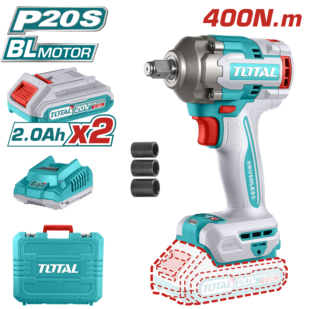 ���������� TOTAL TIWLI2040 ��������� ������� 20�, Li-Ion, 2��. 