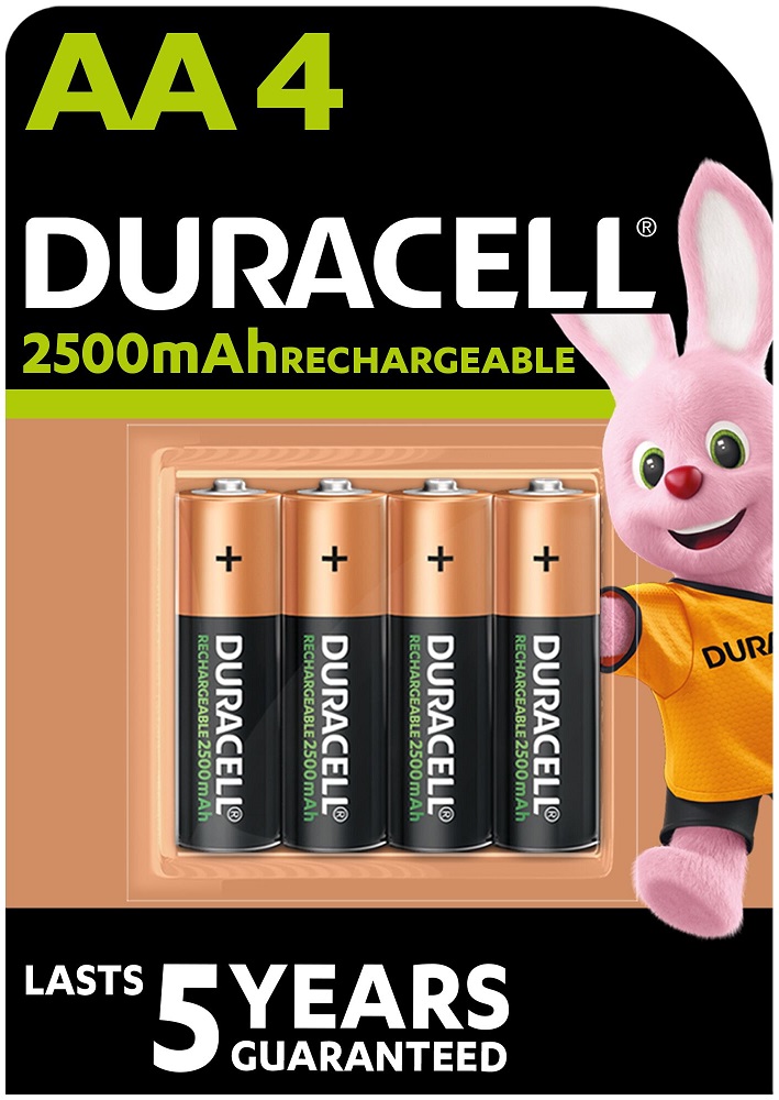 ���������� DURACELL HR6 (AA) 2500 mAh ��. 4��. 