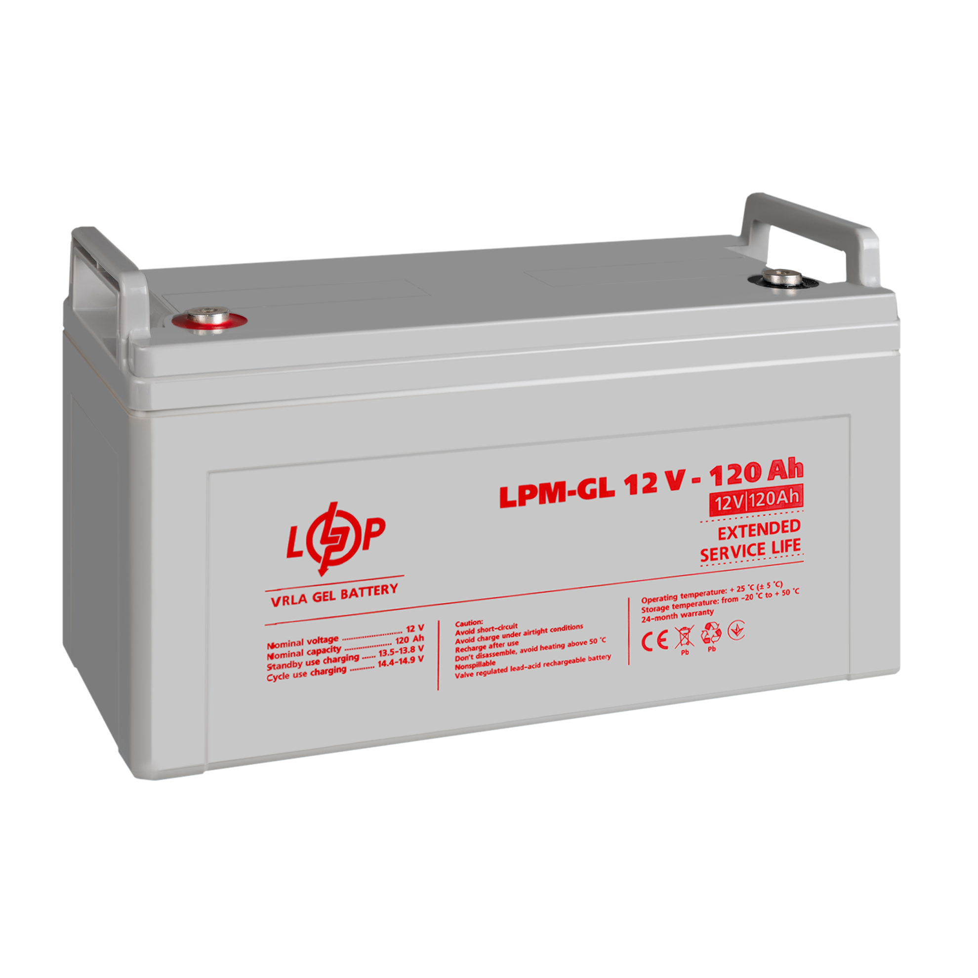 ����������� ������� LPM-GL 12V - 120 Ah 