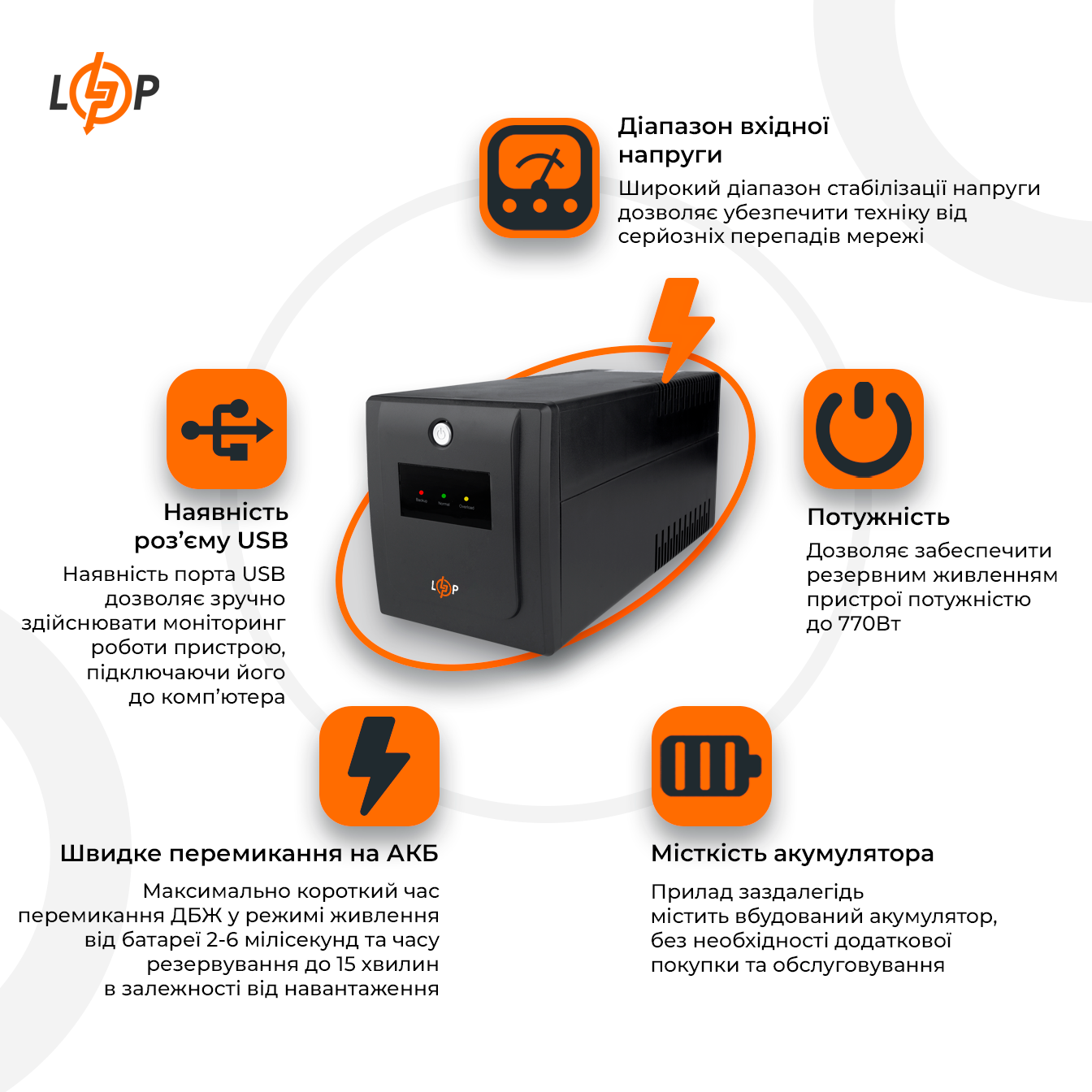 �������-������������� ��� LPM-U1100VA-P (770��) 