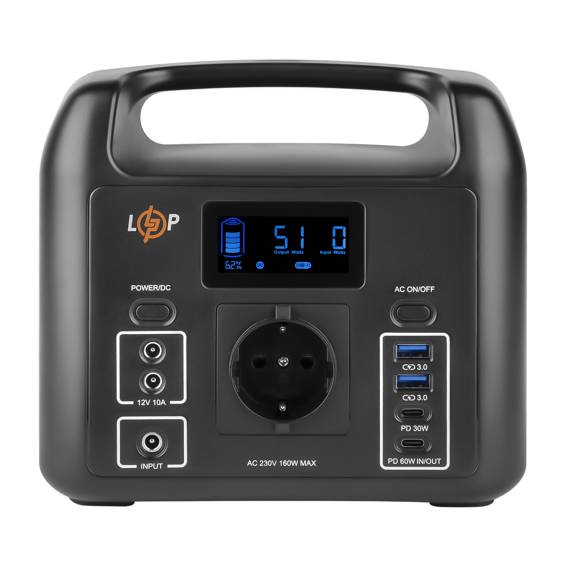 ������������������� ����������� �������� ������� LP CHARGER 160 (160W, 204Wh) 
