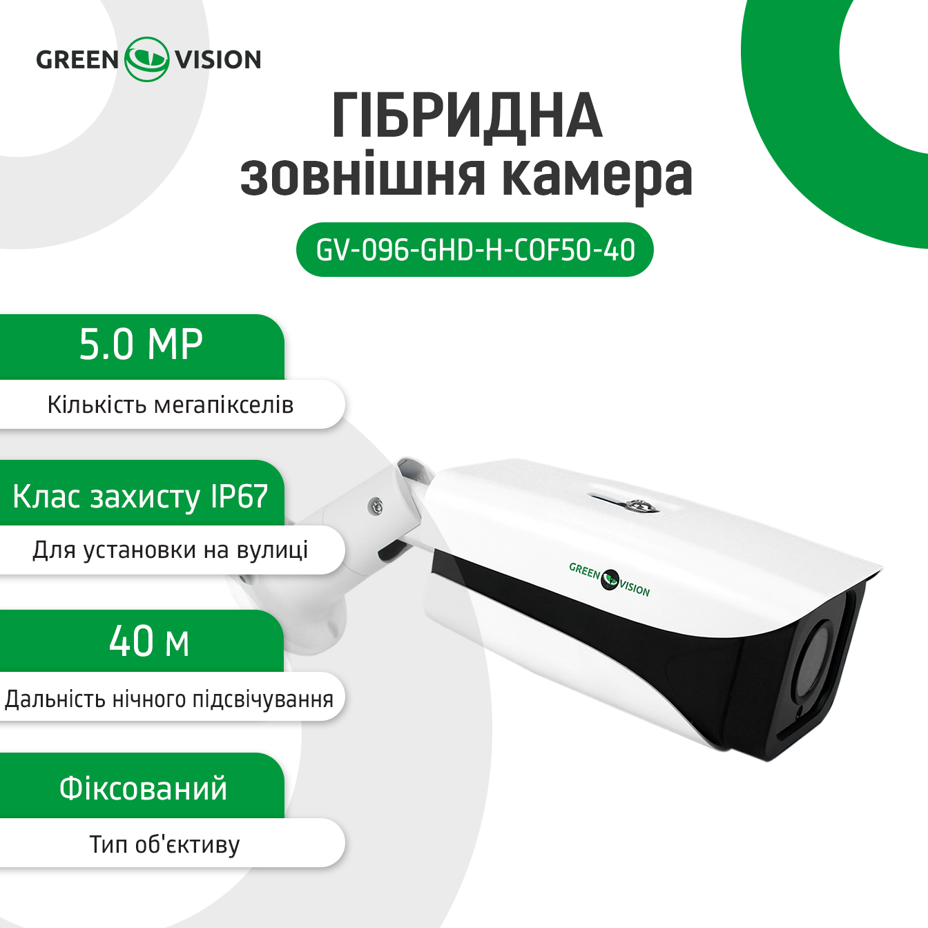 ��������� �������� ������ GV-096-GHD-H-�OF50-40 