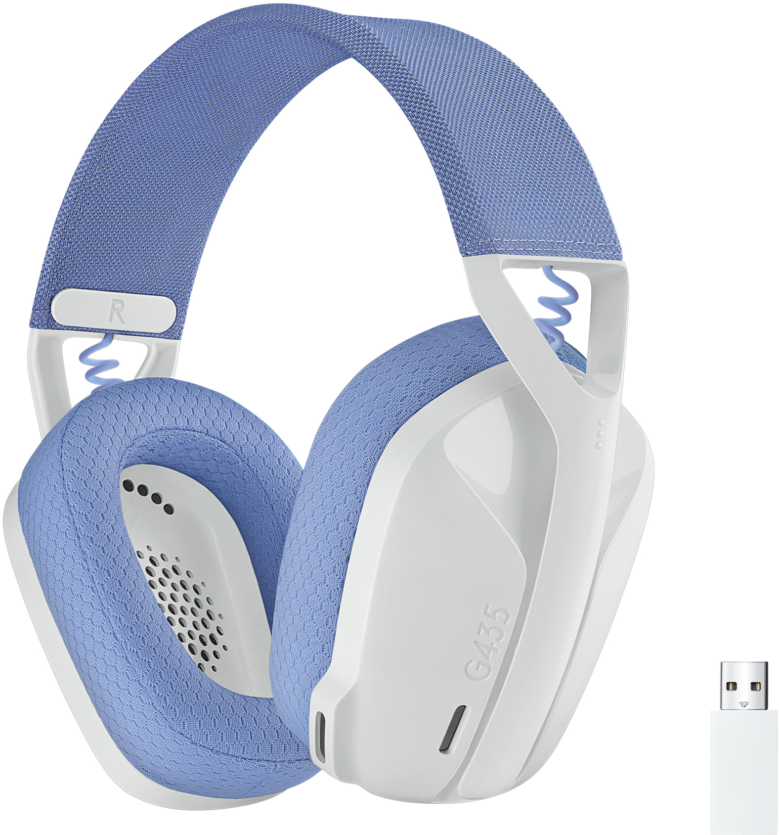 ��������� LOGITECH G435 LIGHTSPEED Wireless Gaming - WHITE (981-001074) 