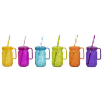 ����� HEREVIN Decorated Mug-Mix-Double Colour Straw-SCT /370 ��, ��� � ����. (111761-300) 