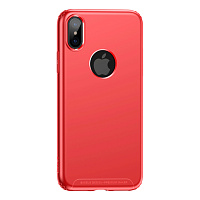 ����� Baseus ��� iPhone X/Xs Soft Case Red (WIAPIPHX-SJ09) 