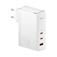 ������� �������� ���������� Baseus GaN5 Pro 3 �����, USB + Type-C 140W ����� (CCGP100202) 
