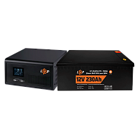 �������� ���������� ������� LP (LogicPower) ��� + �������� (LiFePO4) ������� (UPS 430VA + ��� LiFePO4 2944W) 