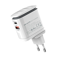 ������� ��� �������� LogicPower 25W (Type-C+USB) QC3.0 PD + ������ (Type-C to Type-C) 25WCH 