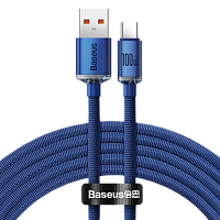 ������ Baseus Crystal Shine USB 2.0 to Type-C 100W 2M ����� (CAJY000503) 