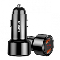 ������������� �������� ���������� Baseus Magic Series Dual-USB QC 3.0 45W Black (CCMLC20A-01) 