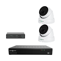 �������� ��������������� �� 2 IP ������ 5MP ��� �����/���� GreenVision GV-IP-K-W79/02 (Ultra AI) 