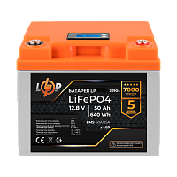 ����������� LP LiFePO4 LCD 12V (12,8V) - 50 Ah (640Wh) (BMS 50A/25A) ������� 