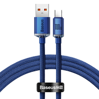������ Baseus Crystal Shine USB 2.0 to Type-C 100W 1.2M ����� (CAJY000403) 