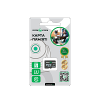 ����� ������ GreenVision microSDXC 64GB Class10 (��� ��������) 