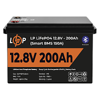 ����������� LP LiFePO4 12V (12,8V) - 200 Ah (2560Wh) (Smart BMS 150�) � BT ������� 