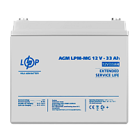 ����������� ������������� LPM-MG 12V - 33 Ah 