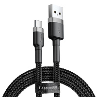 ������ Baseus Cafule USB 2.0 to Type-C 2A 3M ������/����� (CATKLF-UG1) 